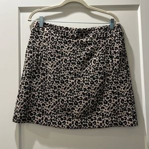 LOFT Leopard Skirt